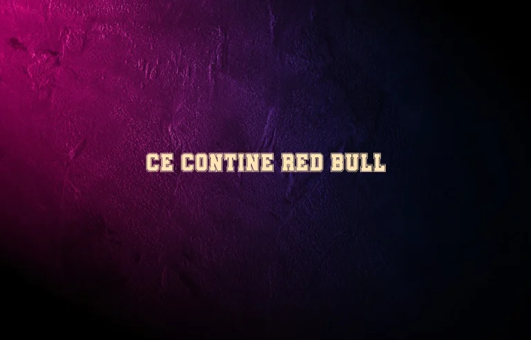 ce contine red bull