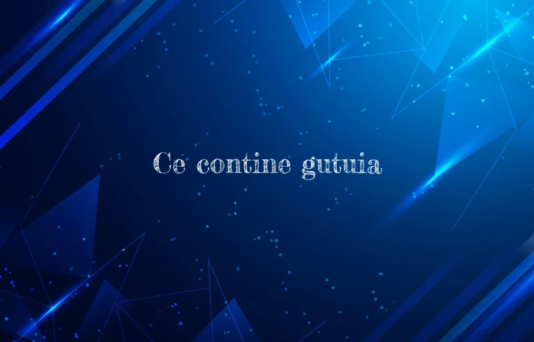 ce contine gutuia